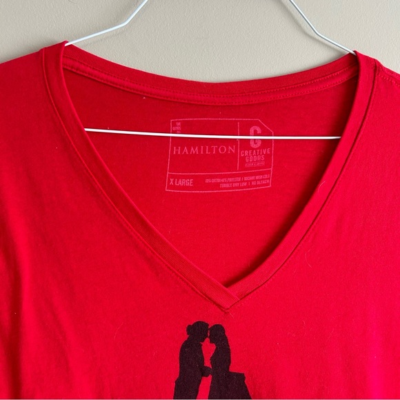 Hamilton Broadway Show Shirt .  Nice logo on the front. - Picture 7 of 10